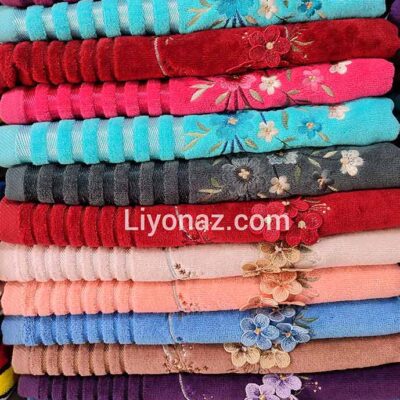 حوله استخری گلدوزی ماندگار 70*130