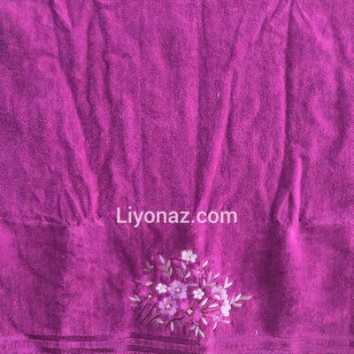 حوله استخری گلدوزی ماندگار 70*130