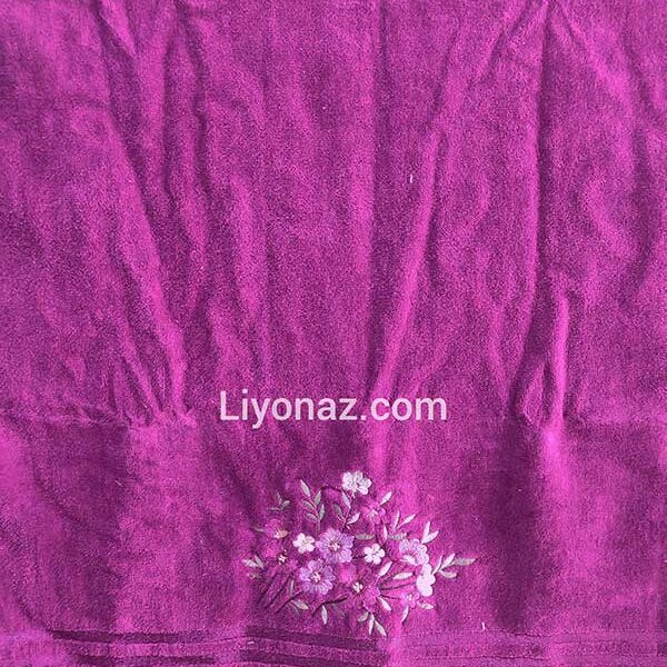 حوله استخری گلدوزی ماندگار 70*130